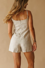 Linen Market Romper
