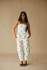 Pre-Order! Ivory Polka Dot Top