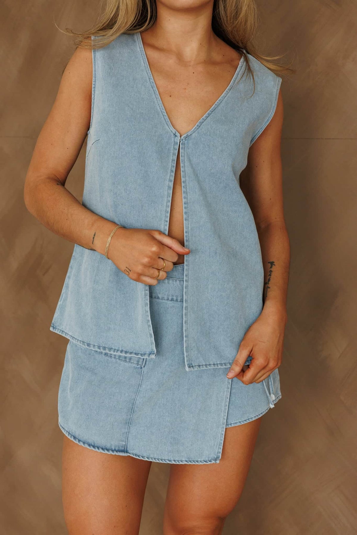 Sun Valley Denim Skort