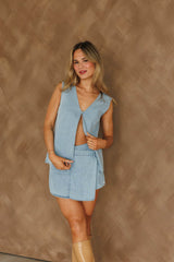 Sun Valley Denim Top