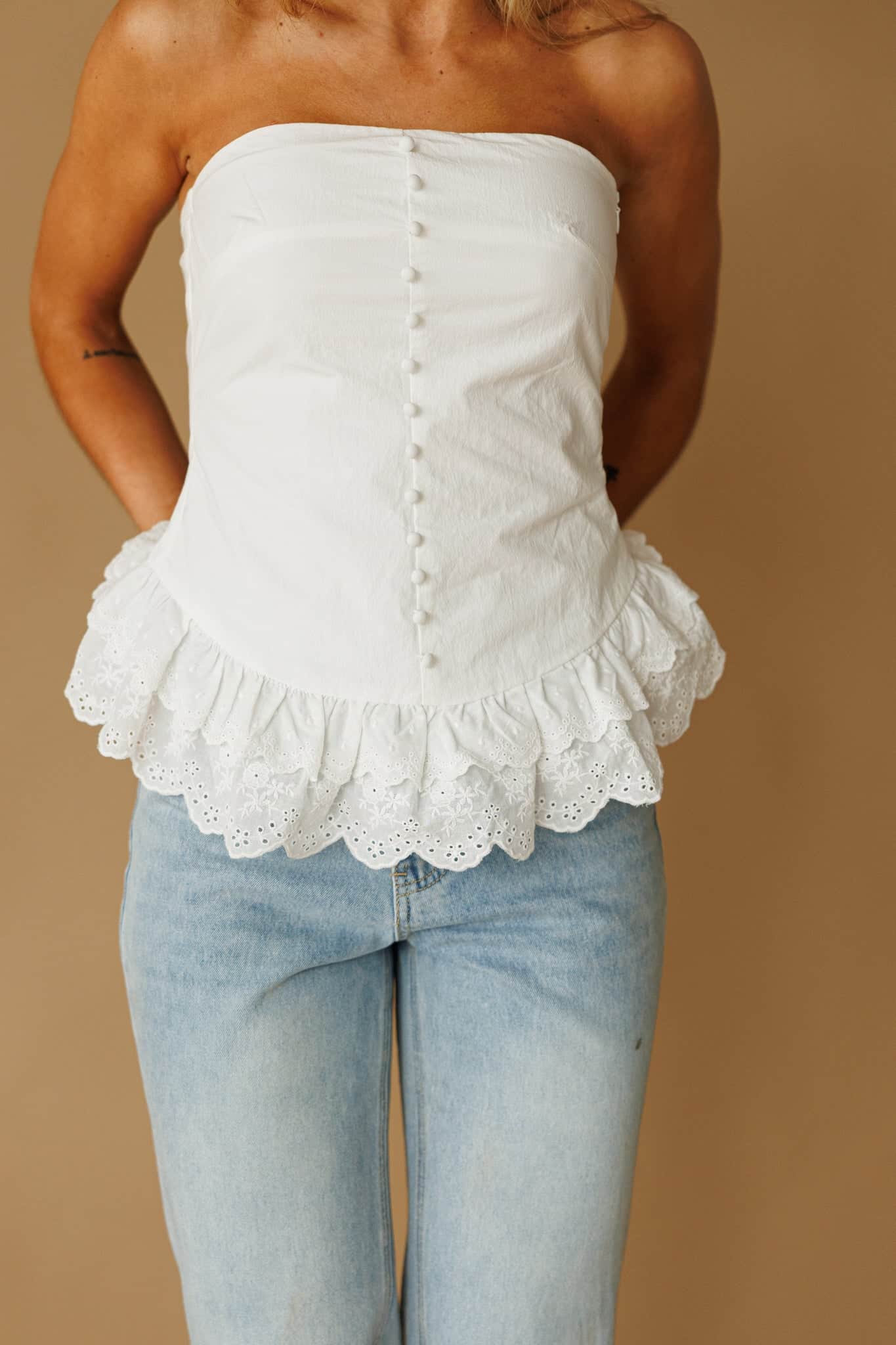 Little Charm Poplin Top