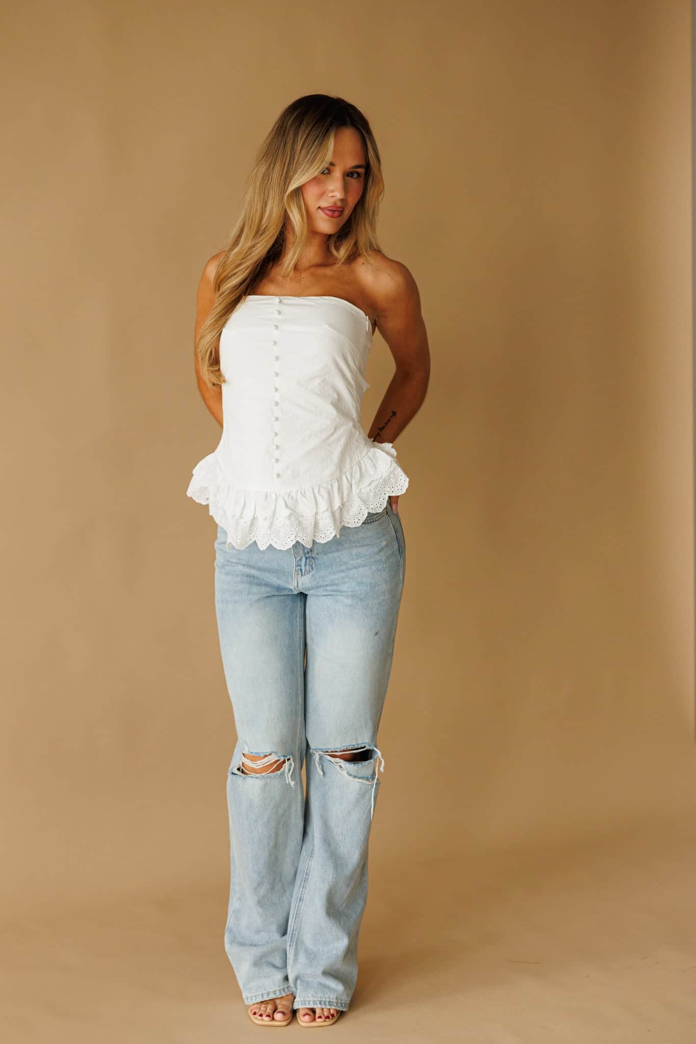 Little Charm Poplin Top