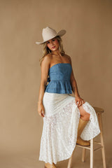 Pre-Order! Southern Skies Denim Top