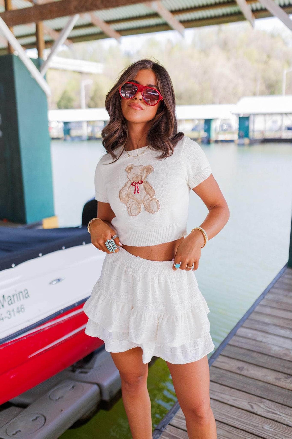 Teddy Bear Sweater Top