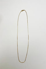 18K Gold Plated Box Chain Necklace