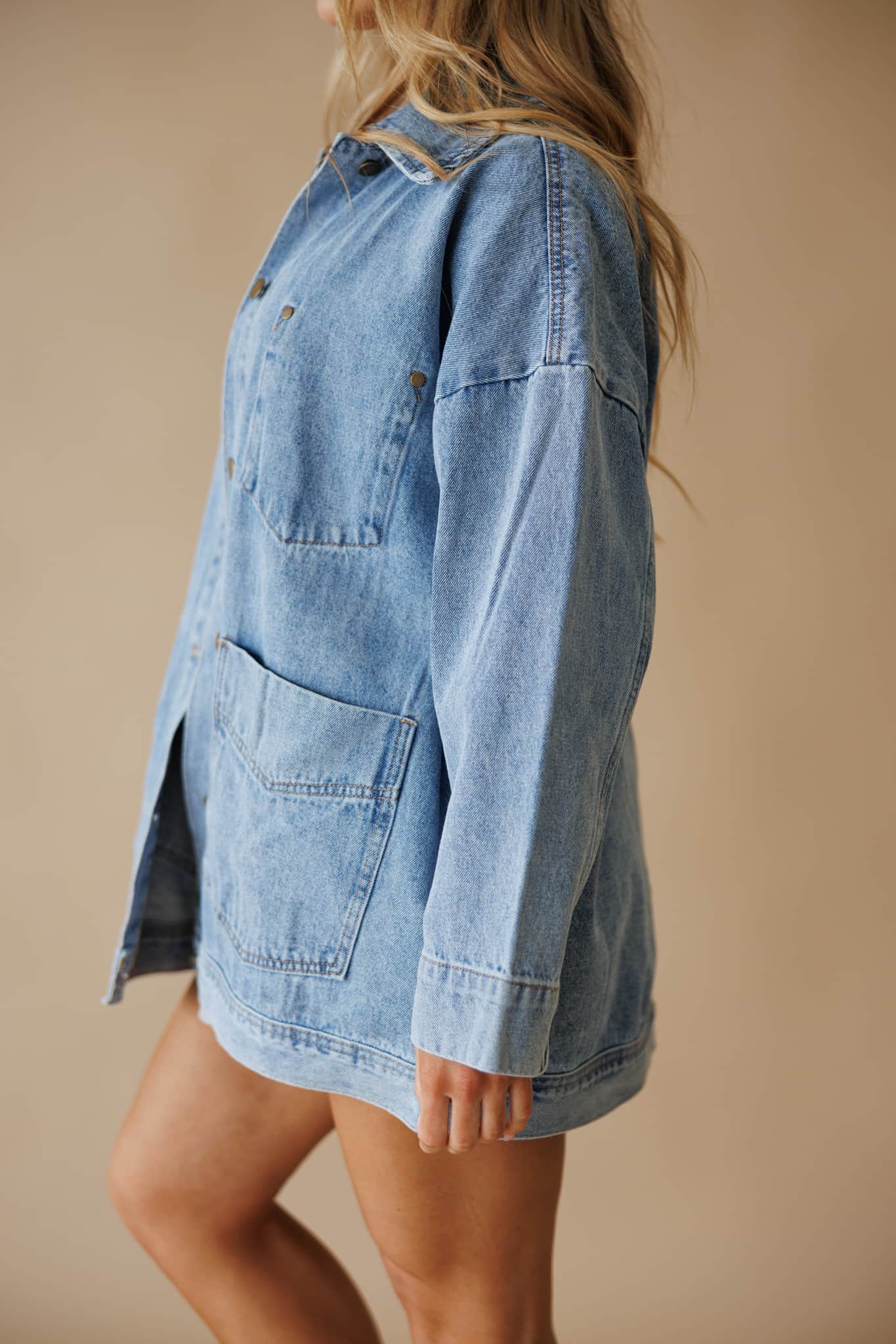 Boxy Cut Denim Jacket