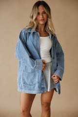 Boxy Cut Denim Jacket