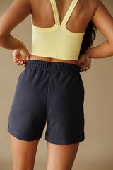 Sand Wash Ribbed Shorts