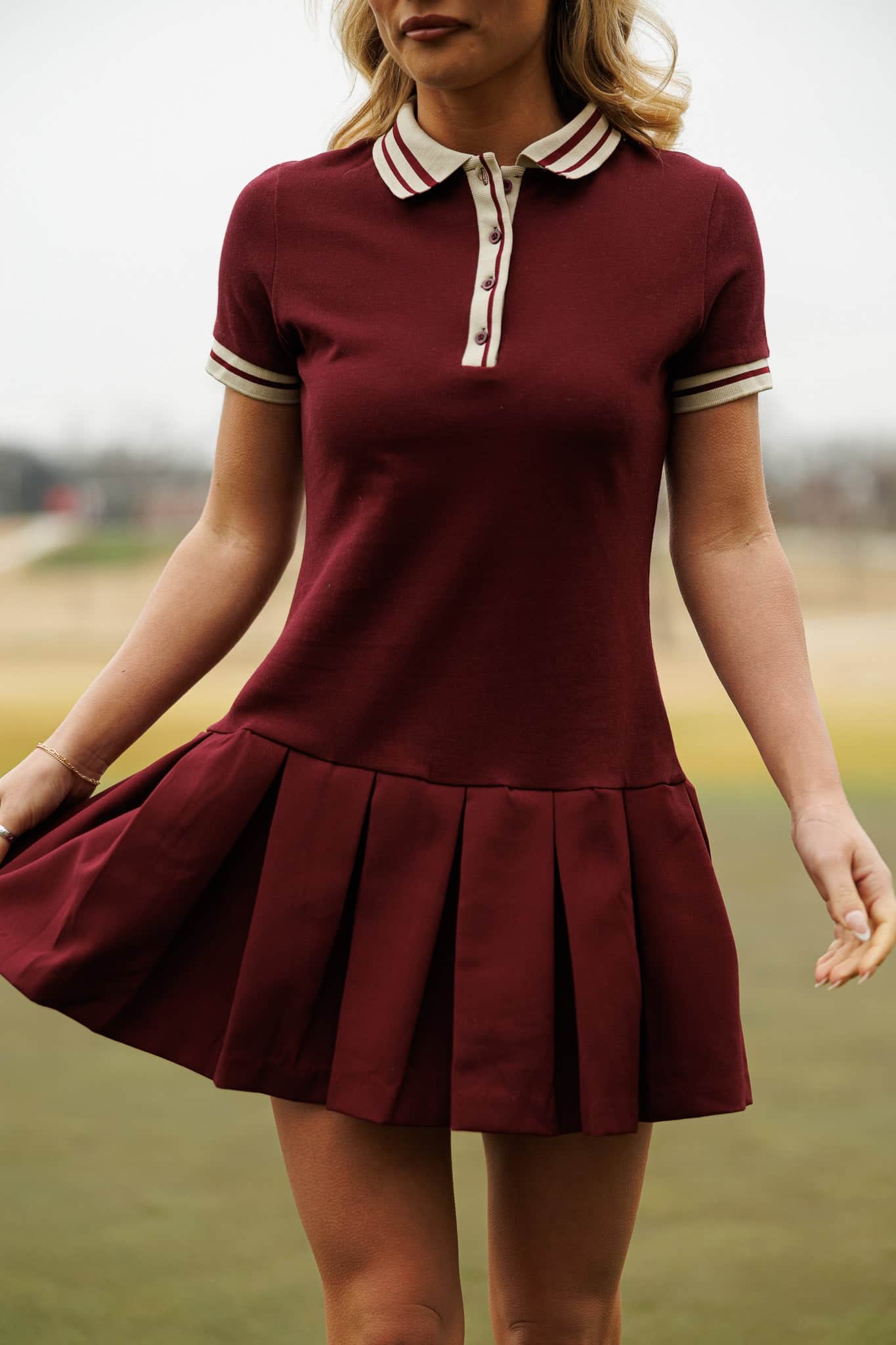 Tee Time Pleated Dress