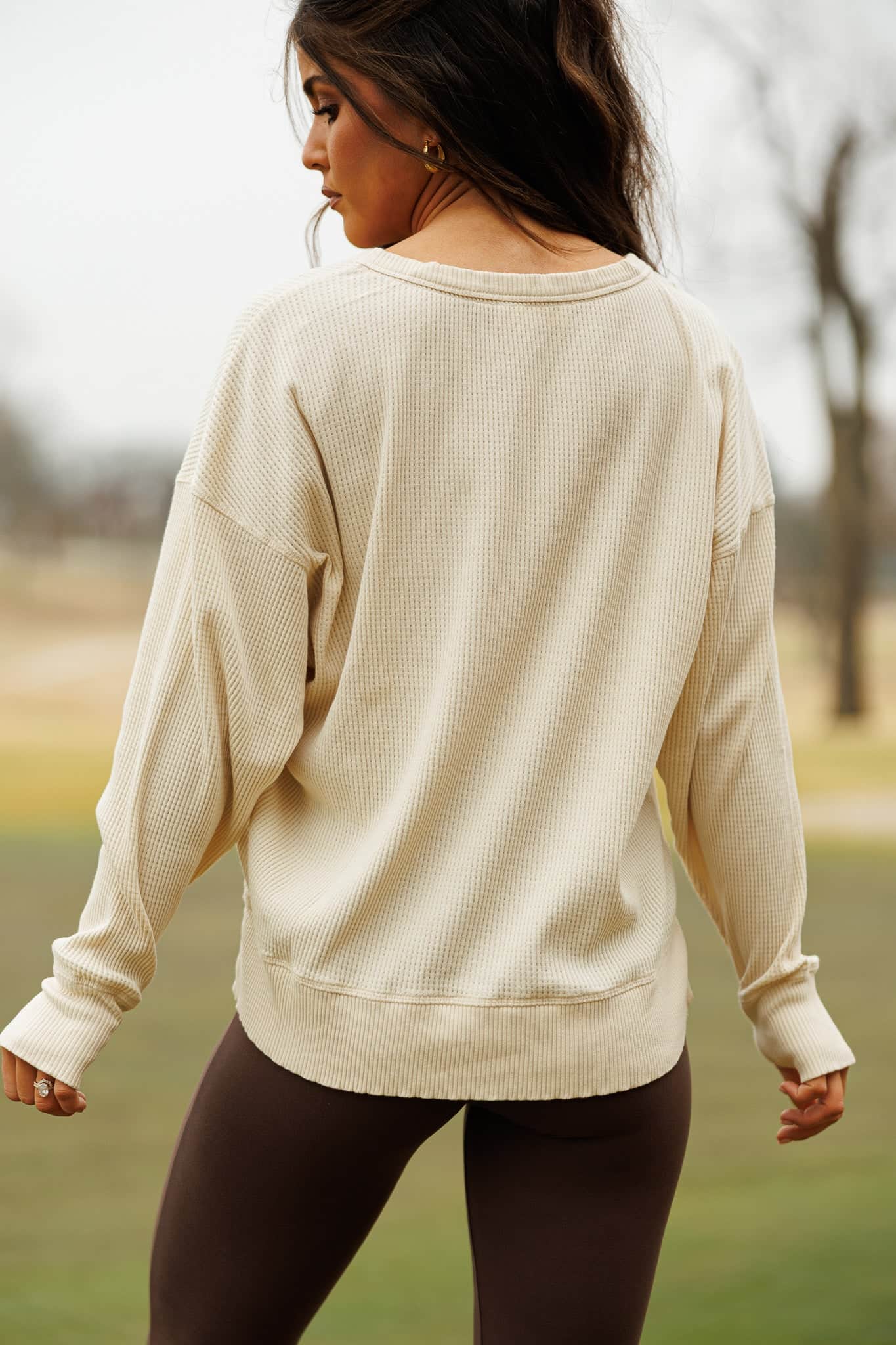 Palmer Waffle Knit Pullover
