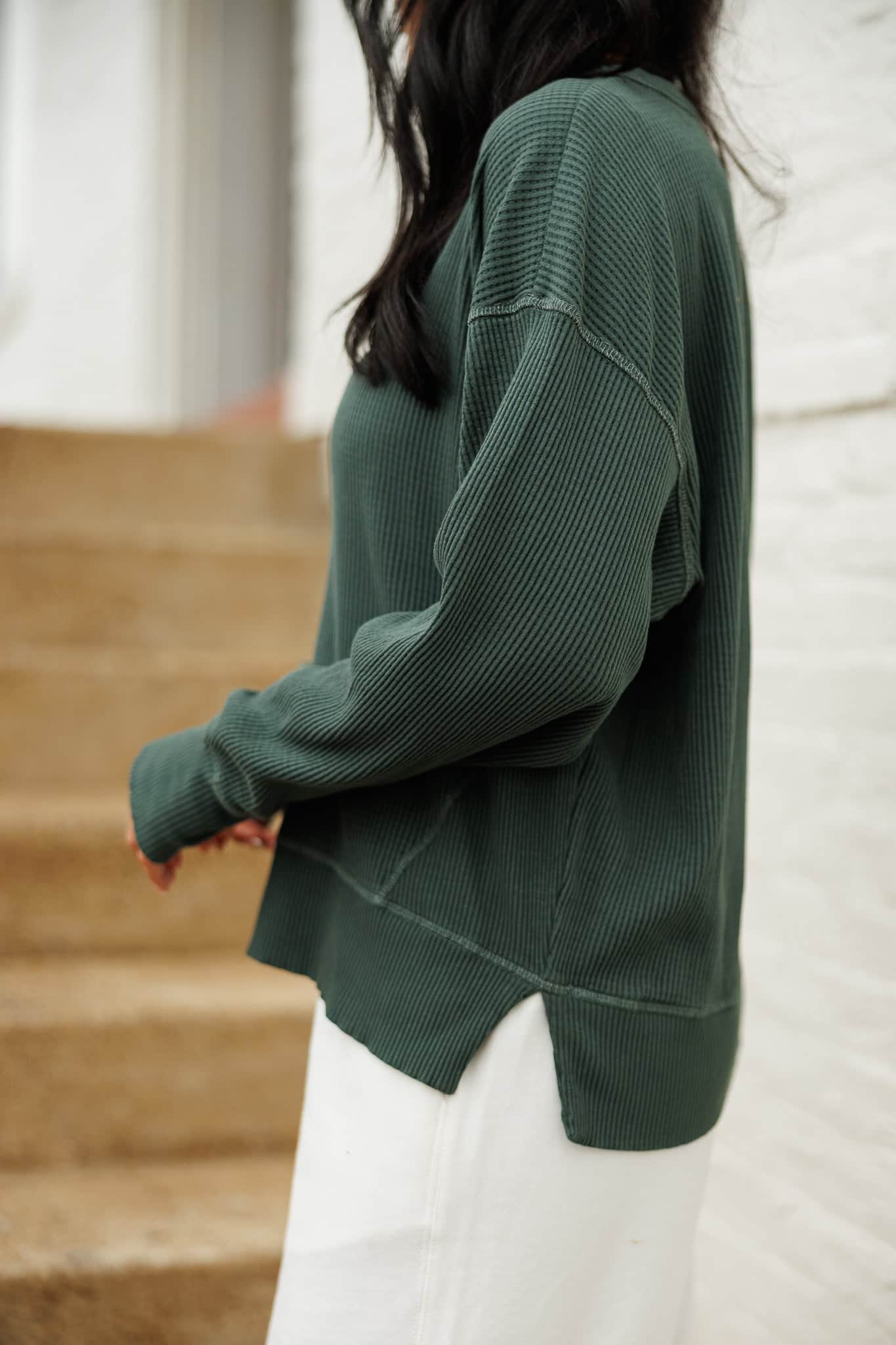 Palmer Waffle Knit Pullover