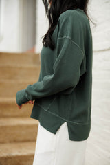 Palmer Waffle Knit Pullover