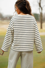 Court Cozy Striped Pullover