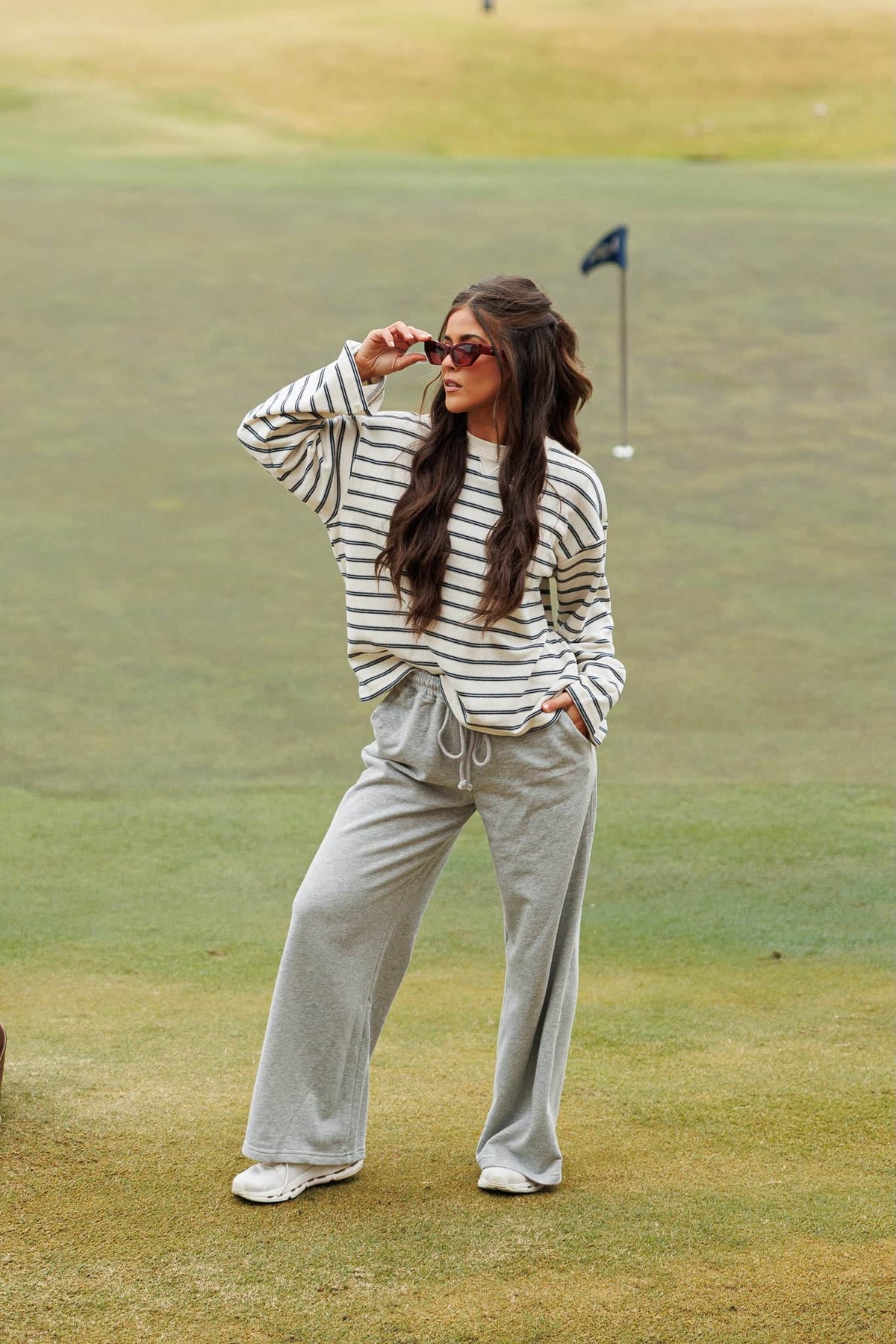 Court Cozy Striped Pullover