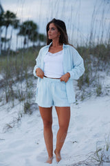 After Tide Striped Shorts