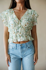 Rosemary Bloom Top