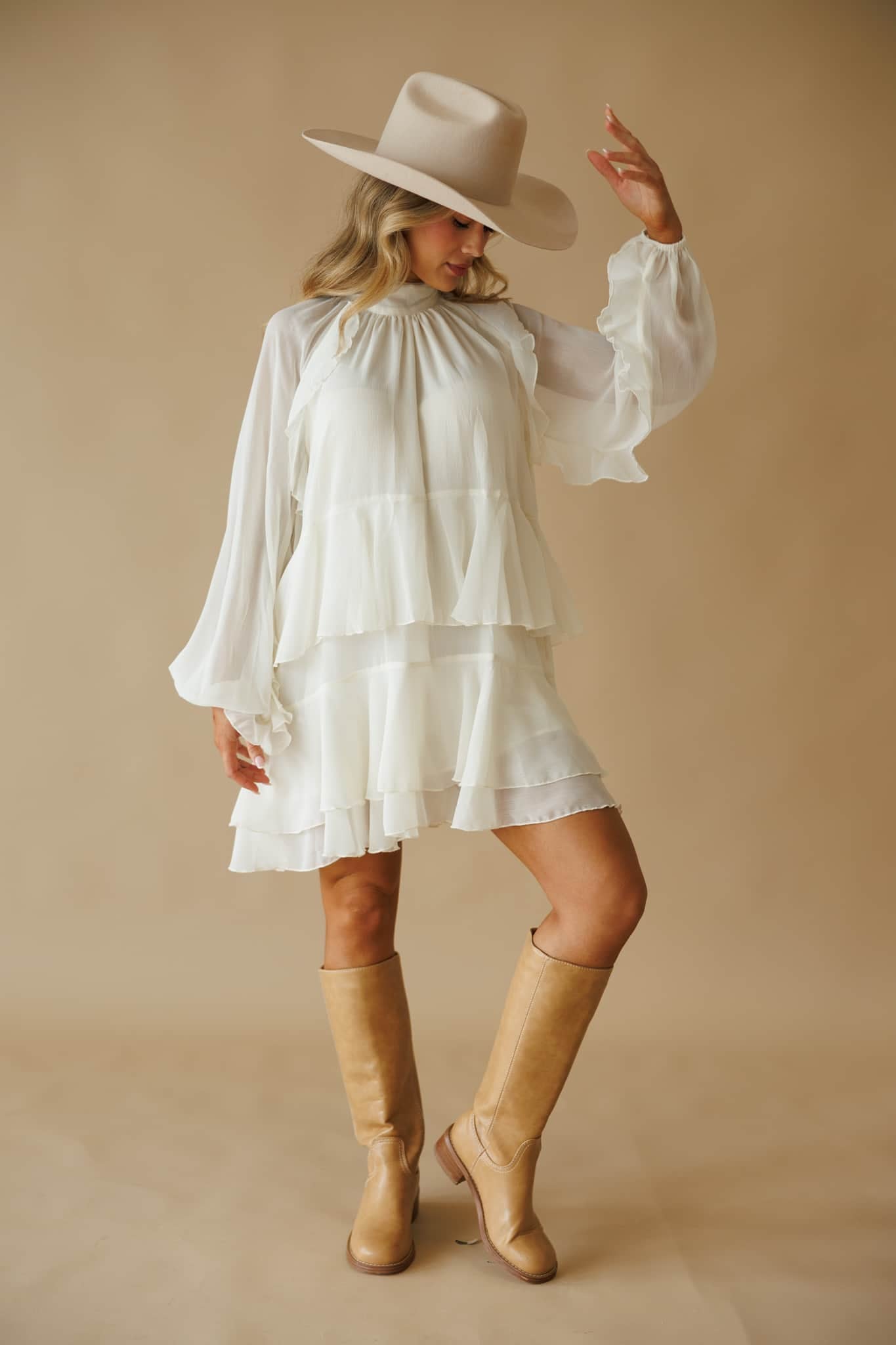 Champagne Country Dress