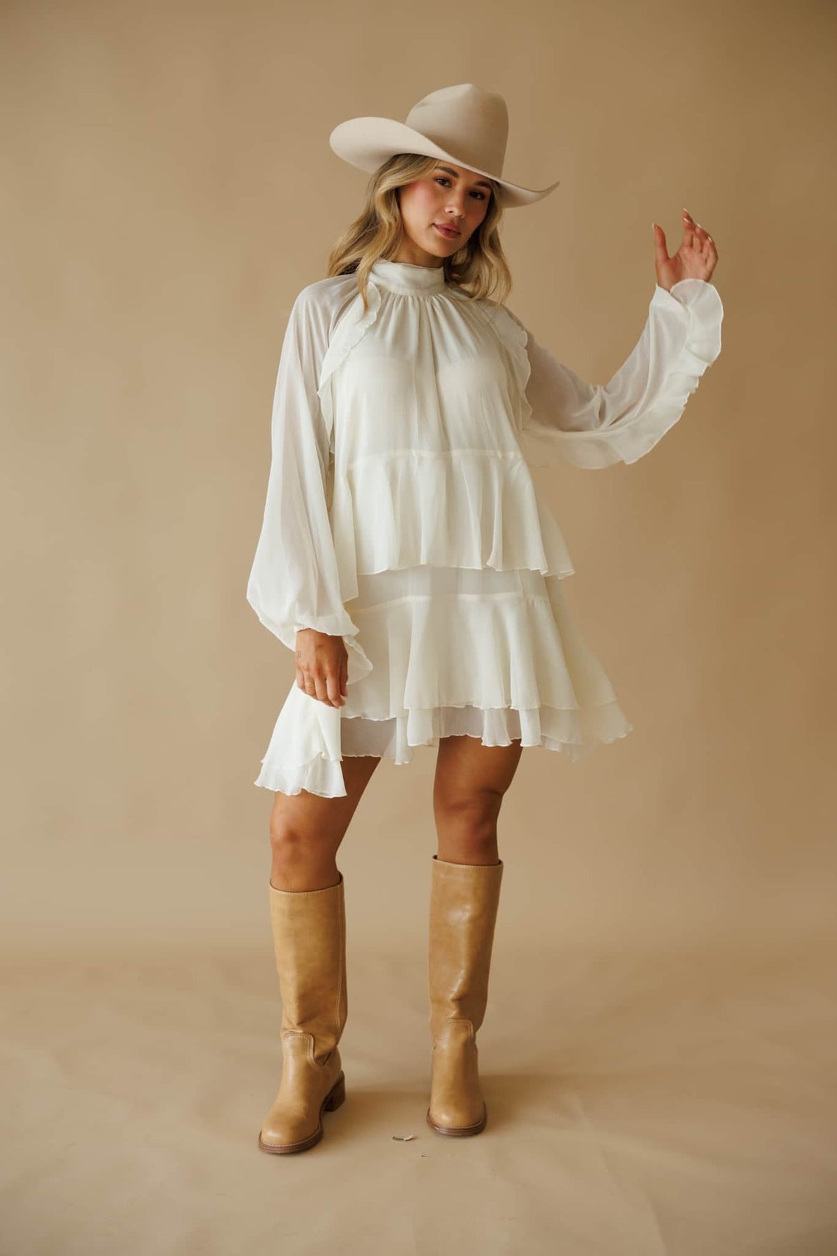 Champagne Country Dress