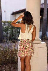 Lime Yours Cowl Neck Tank