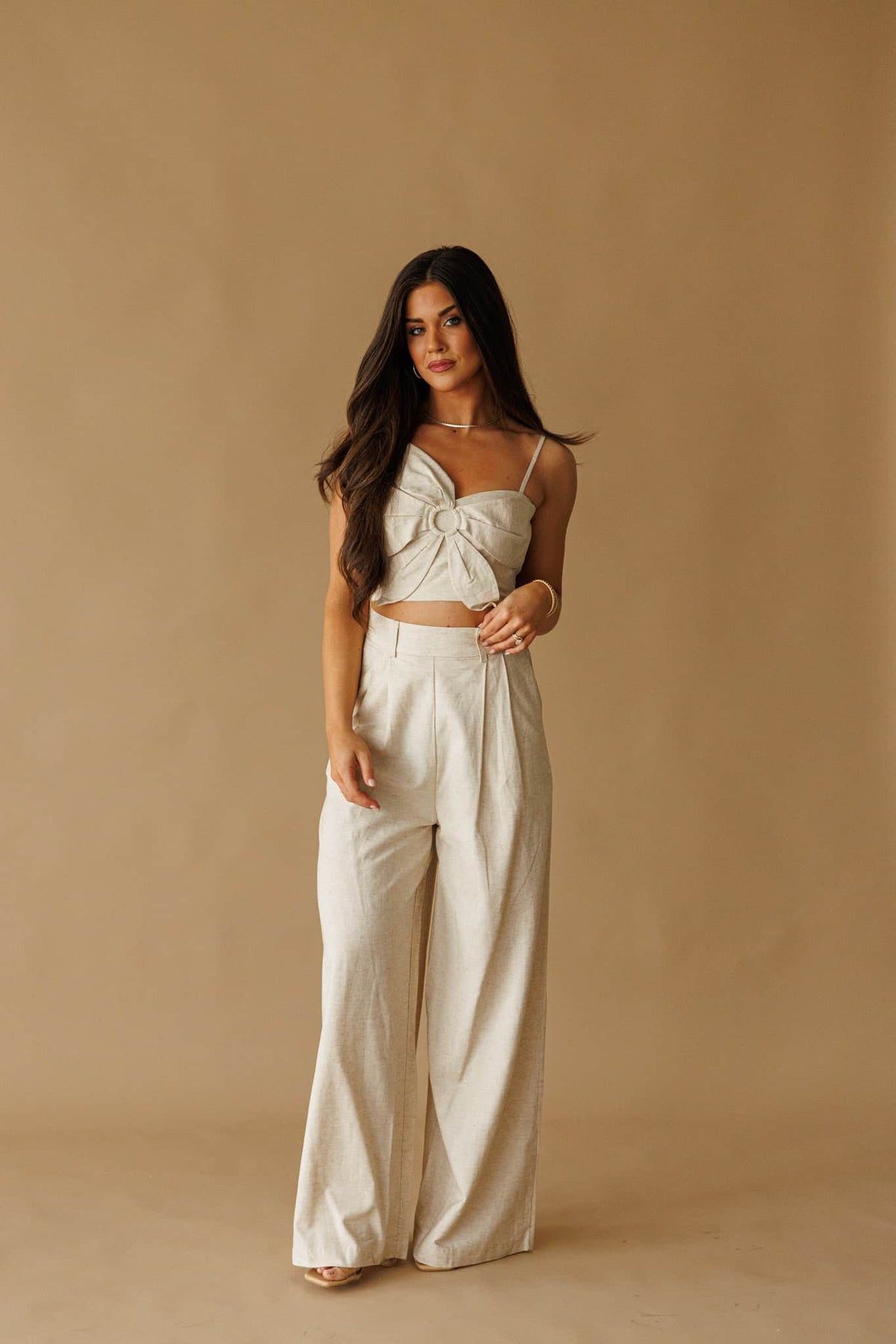 Linen Bloom Top