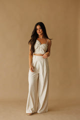 Linen Bloom Top