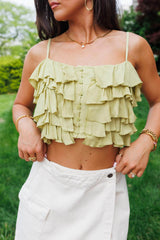 Loveliness Ruffle Tank