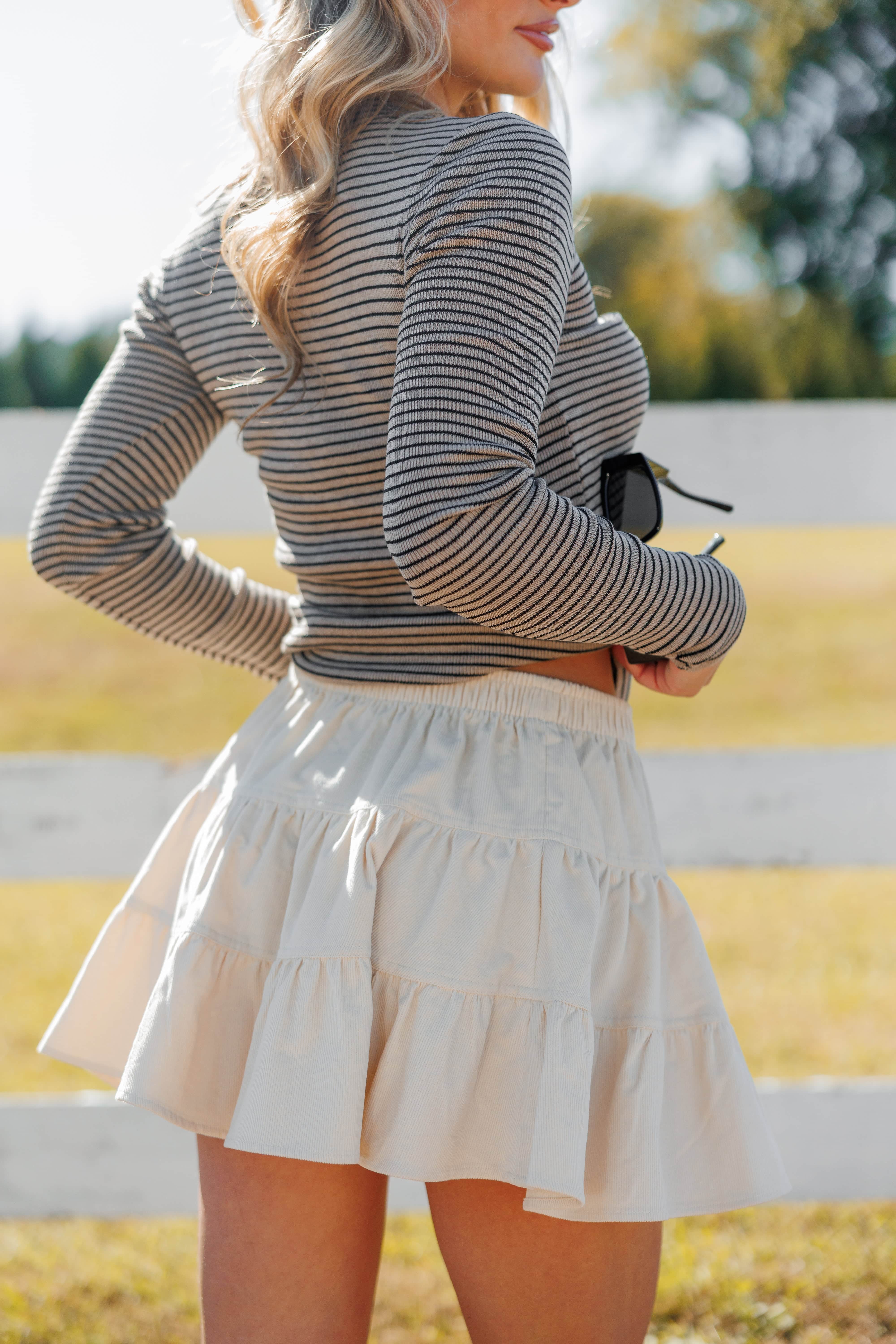 Main Street Mock Neck Top
