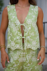Matcha Hour Top