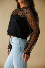 Mesh Flower Top