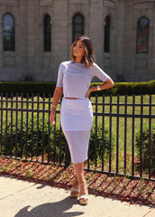 Mesh Moment Midi Skirt
