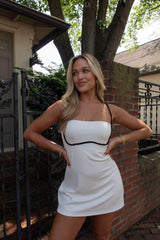 Contrast Binding Athletic Dress