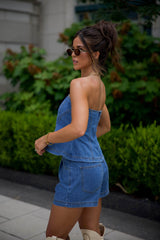 Denim District Top