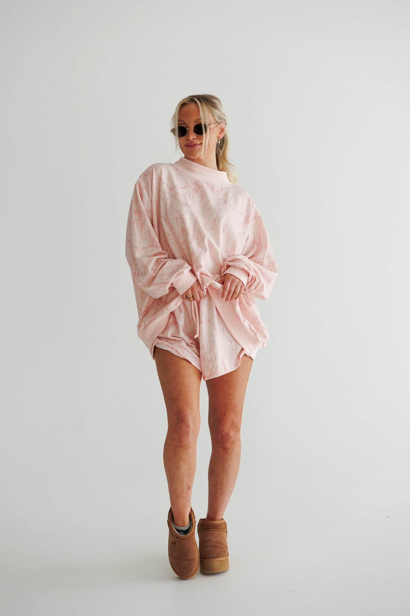 Blush Camo Shorts