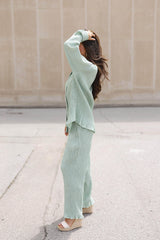 Passionate Plisse Button Down
