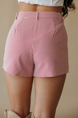 Cherry Gingham Shorts