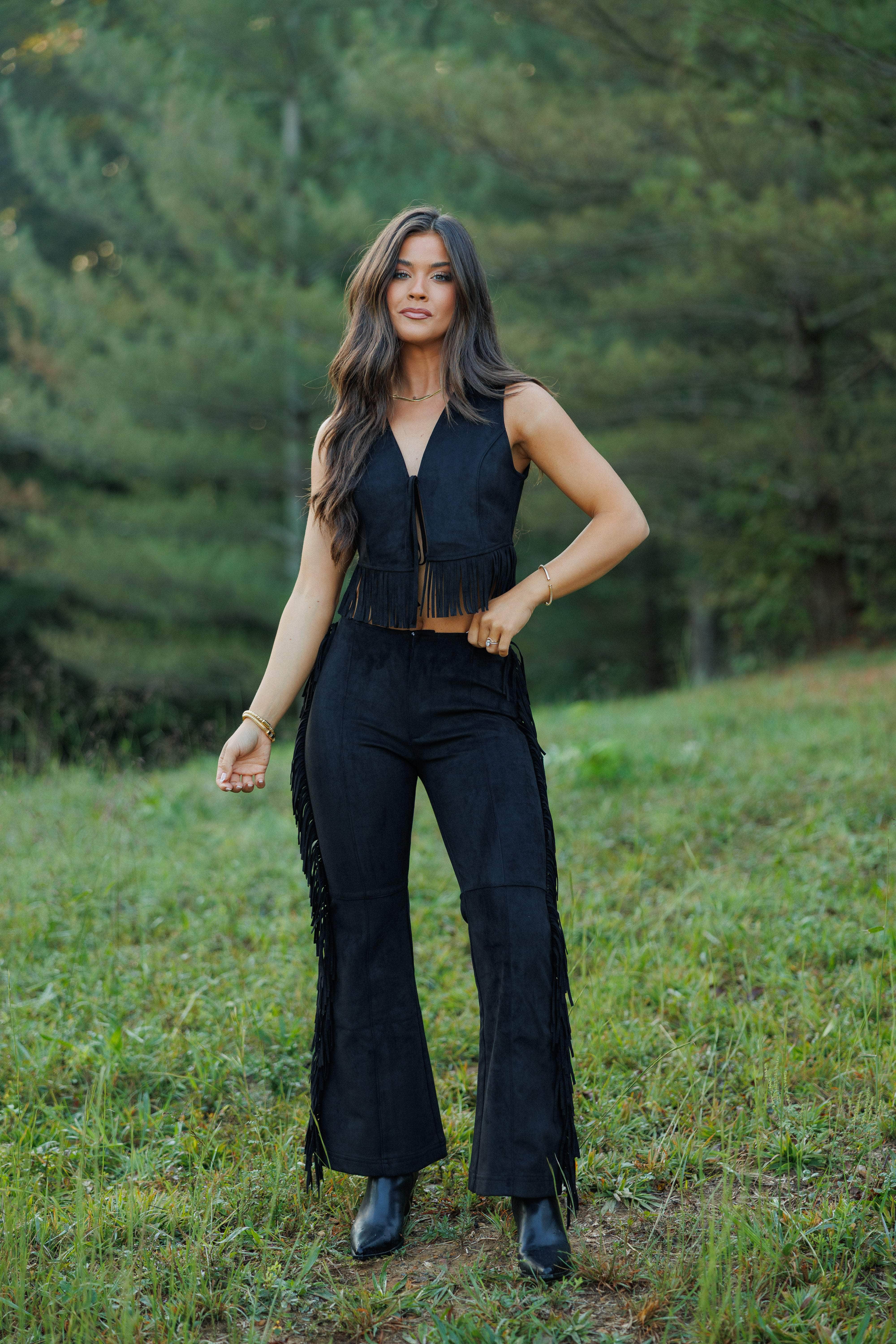 Dark Horse Suede Vest