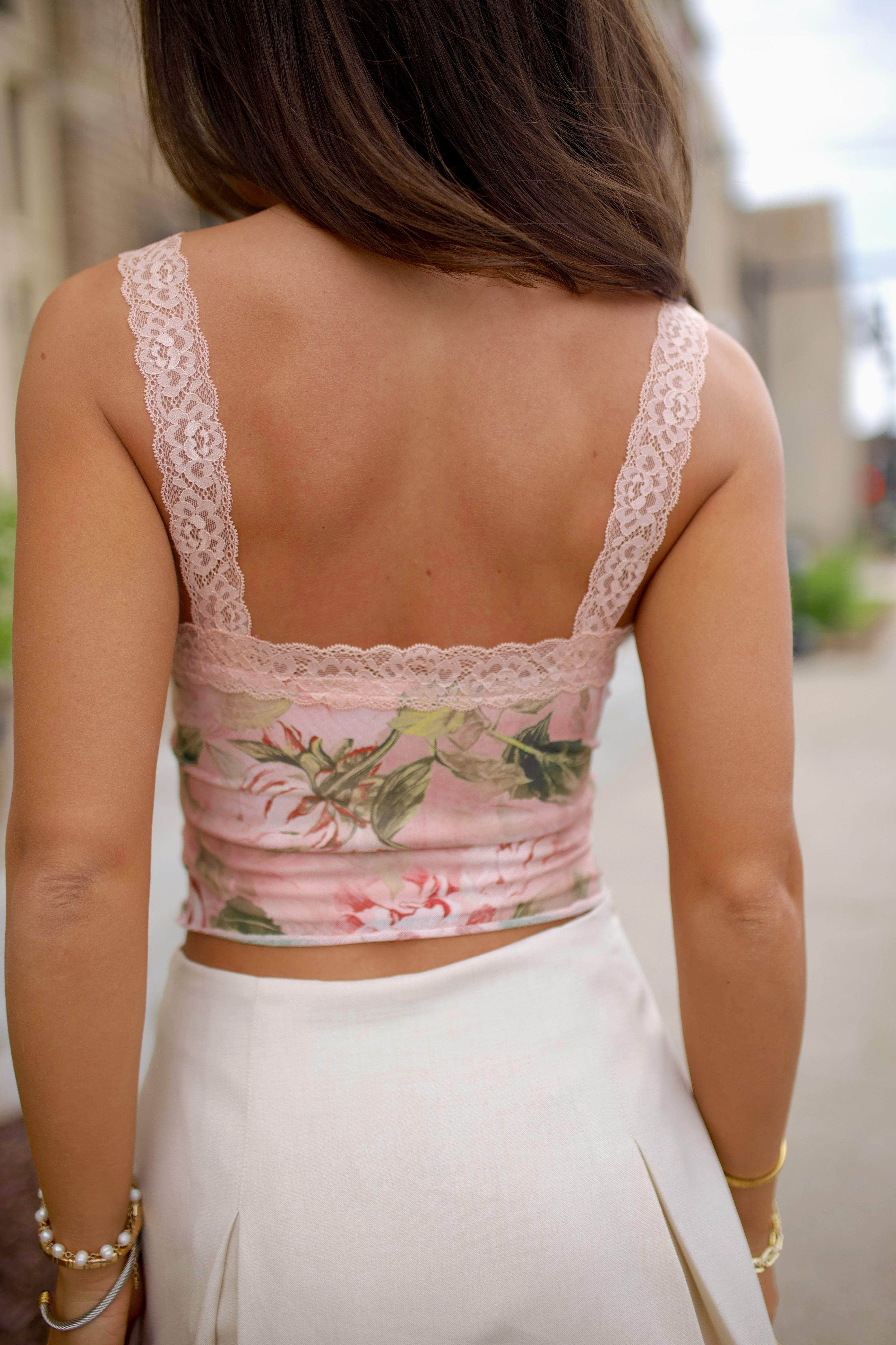 Rose Printed Tank