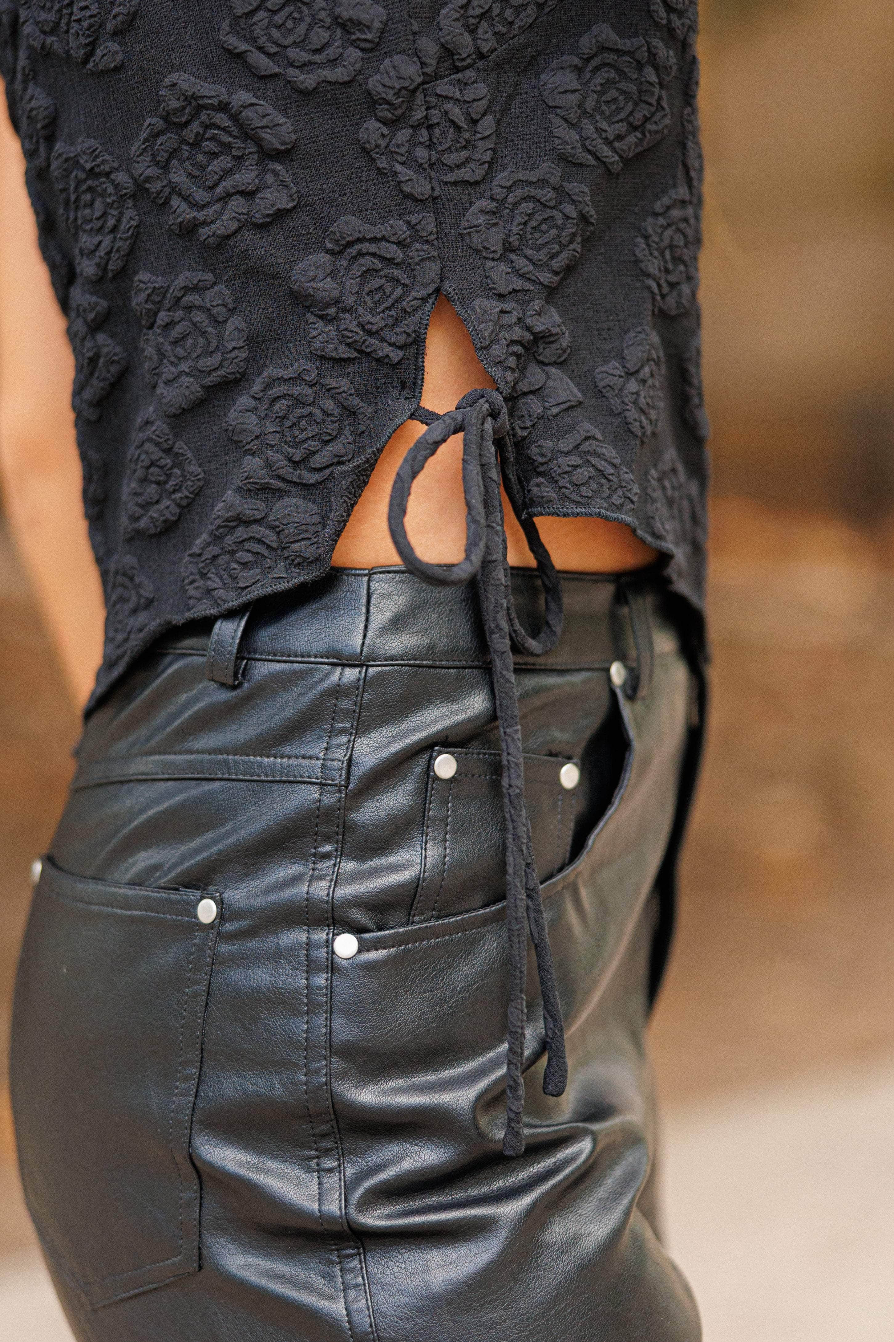 Roses After Dark Top