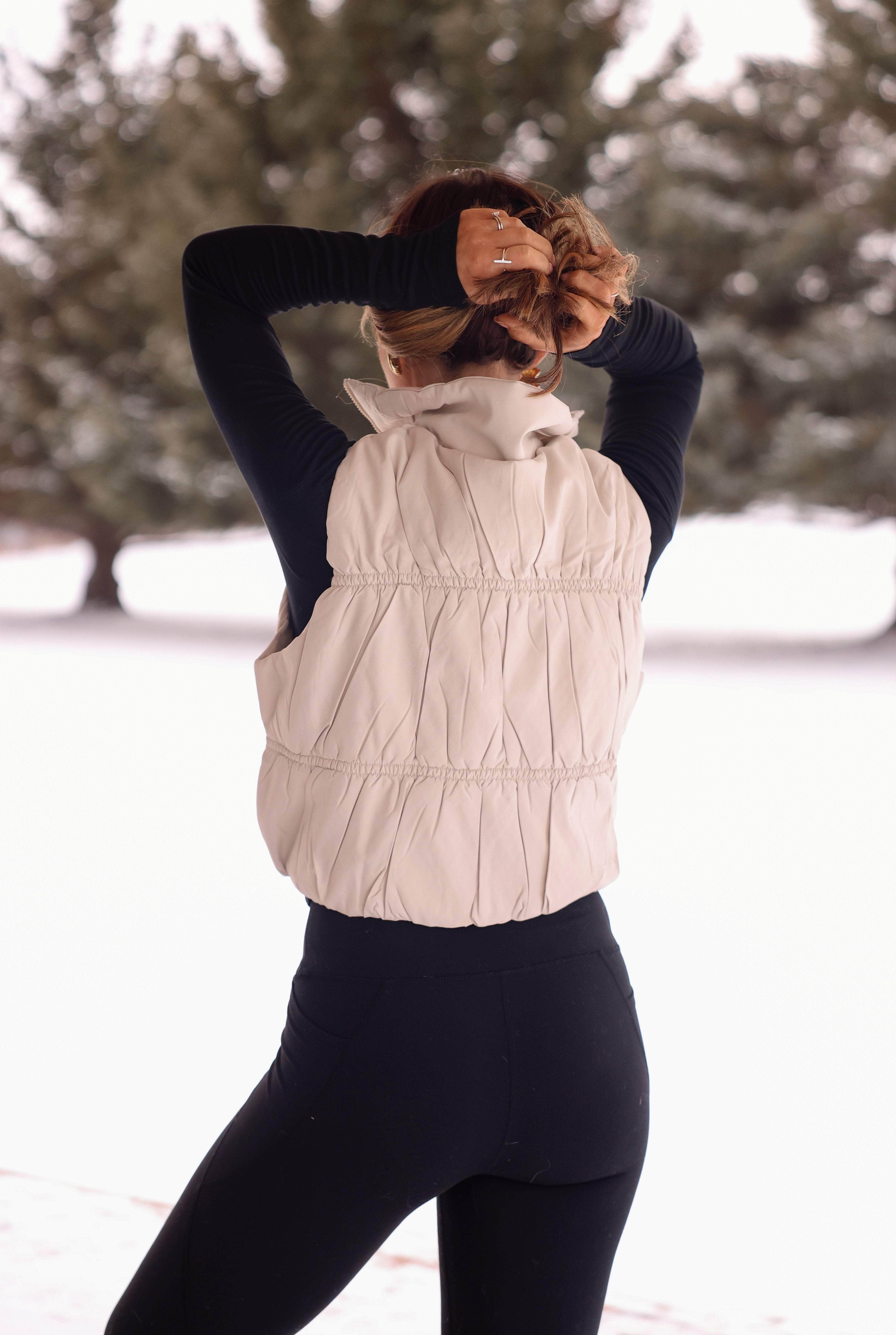 Ruched Vest