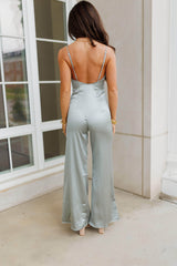 Satin Stunner Jumpsuit