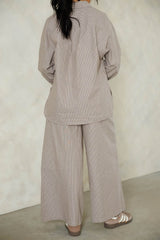 Second Cup Striped Shirt
