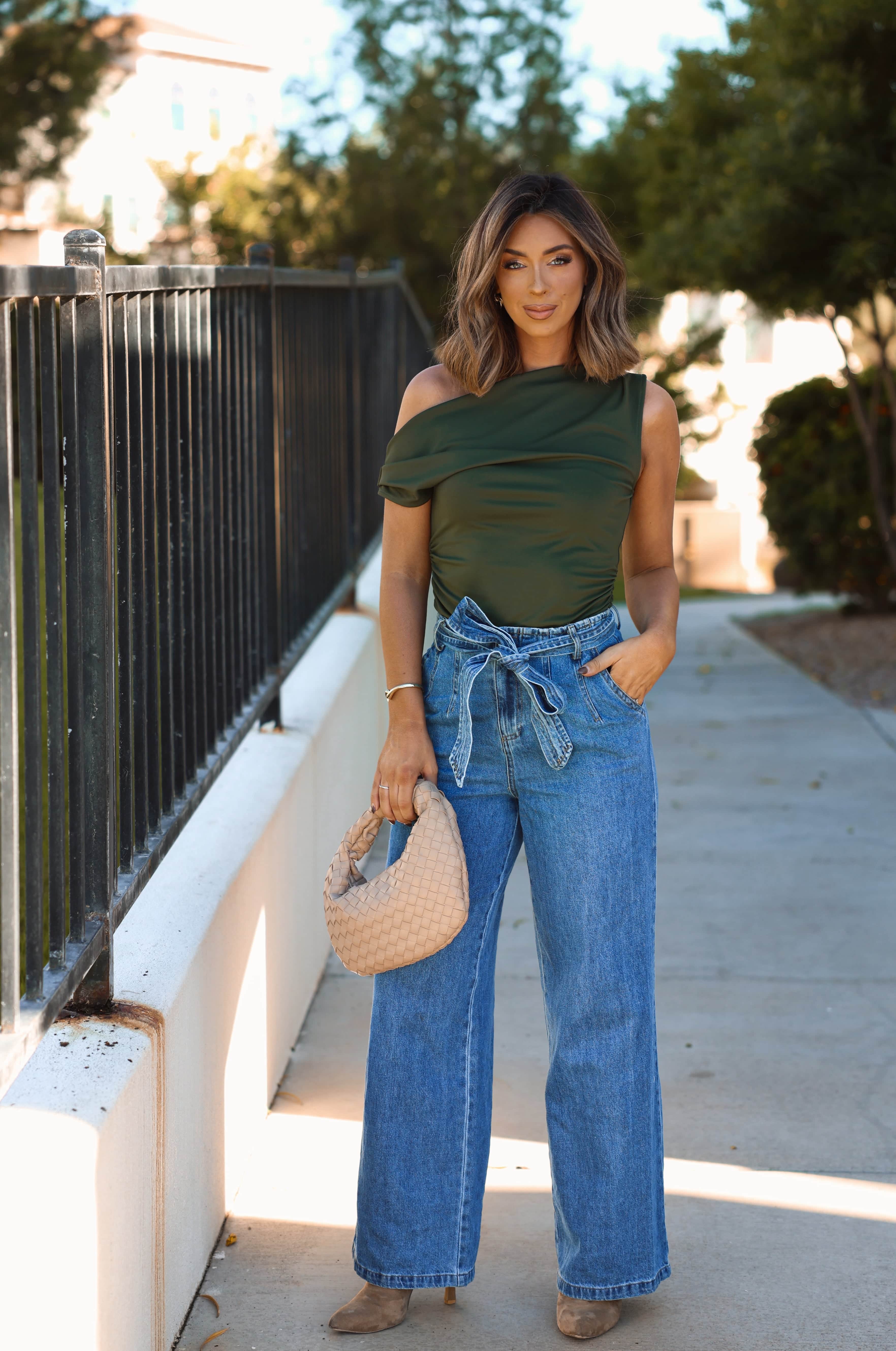 Shifted One Shoulder Top