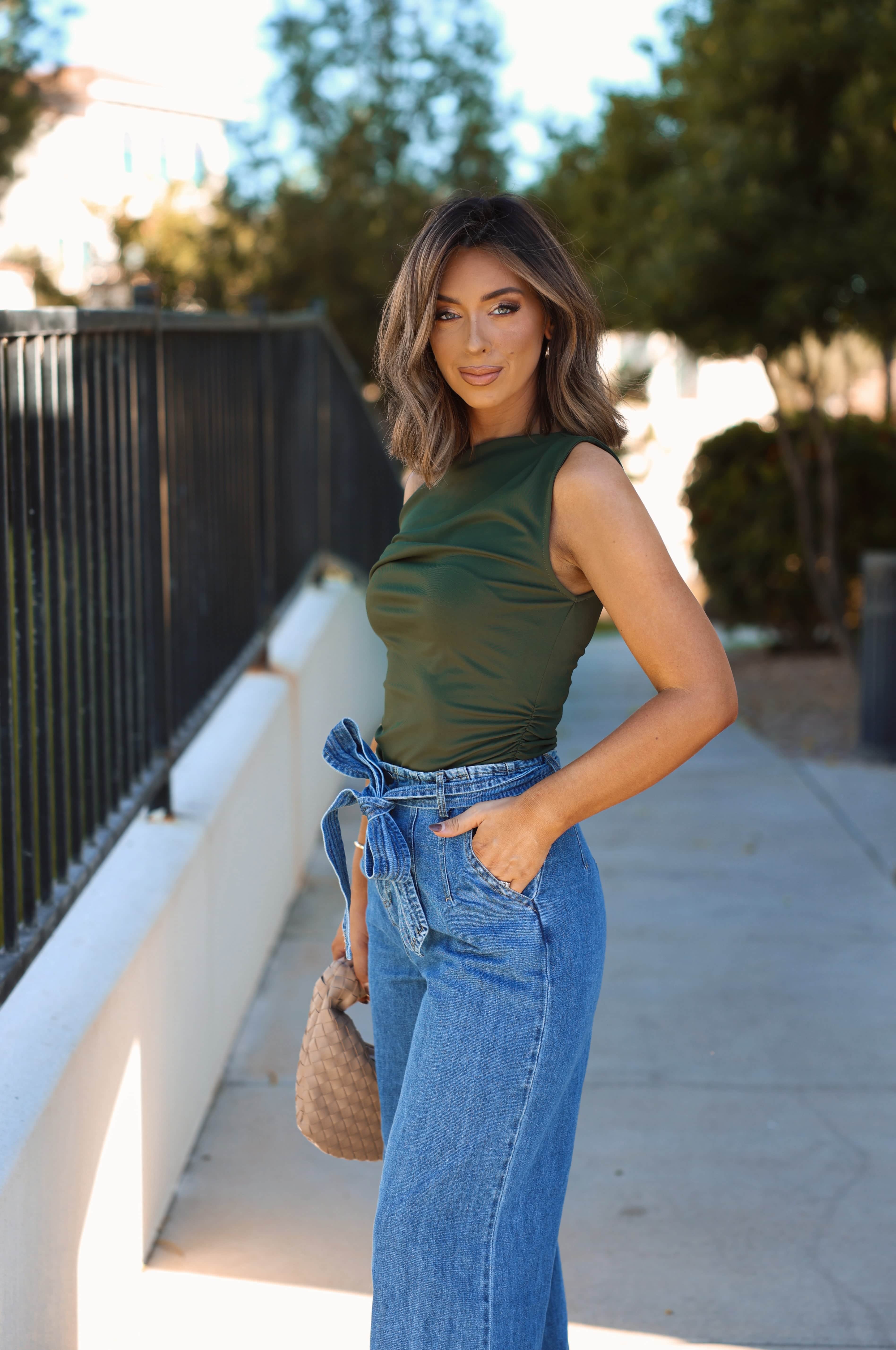 Shifted One Shoulder Top