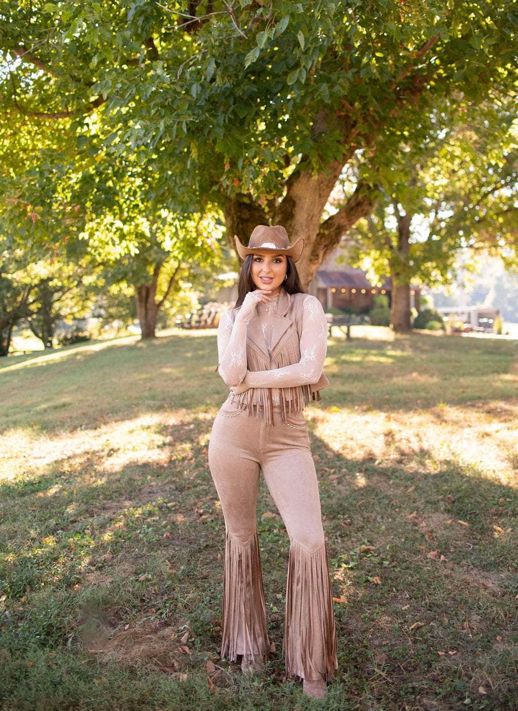 Austin Suede Fringe Vest