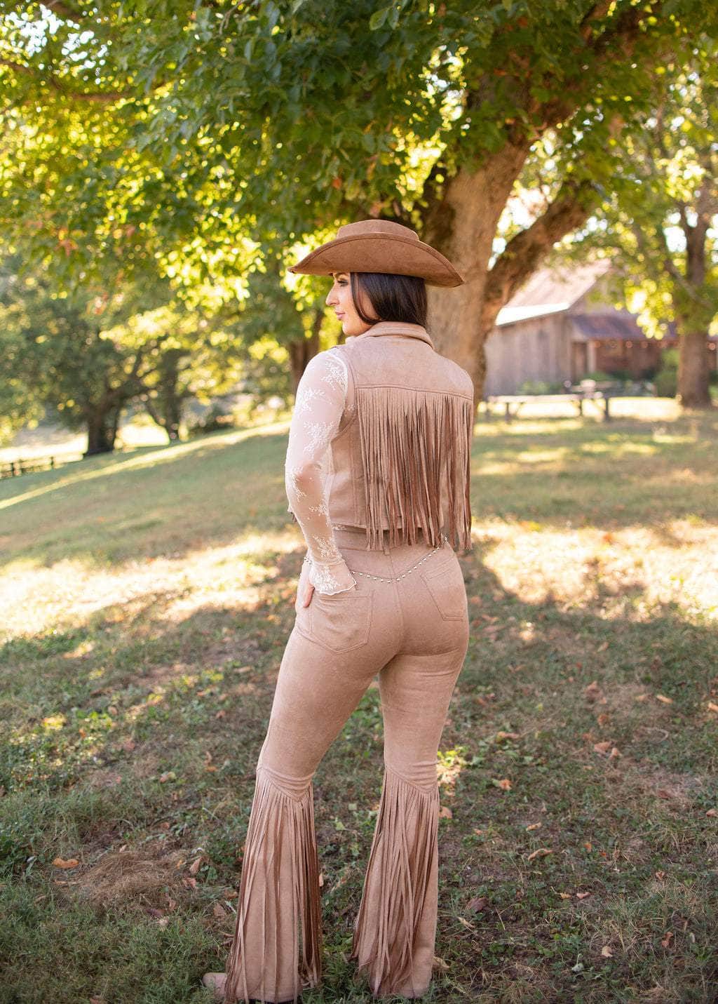 Austin Suede Fringe Vest