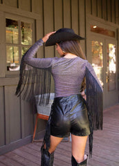 Rodeo Luxe Fringe Shorts