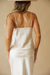 Sleek Satin Tank
