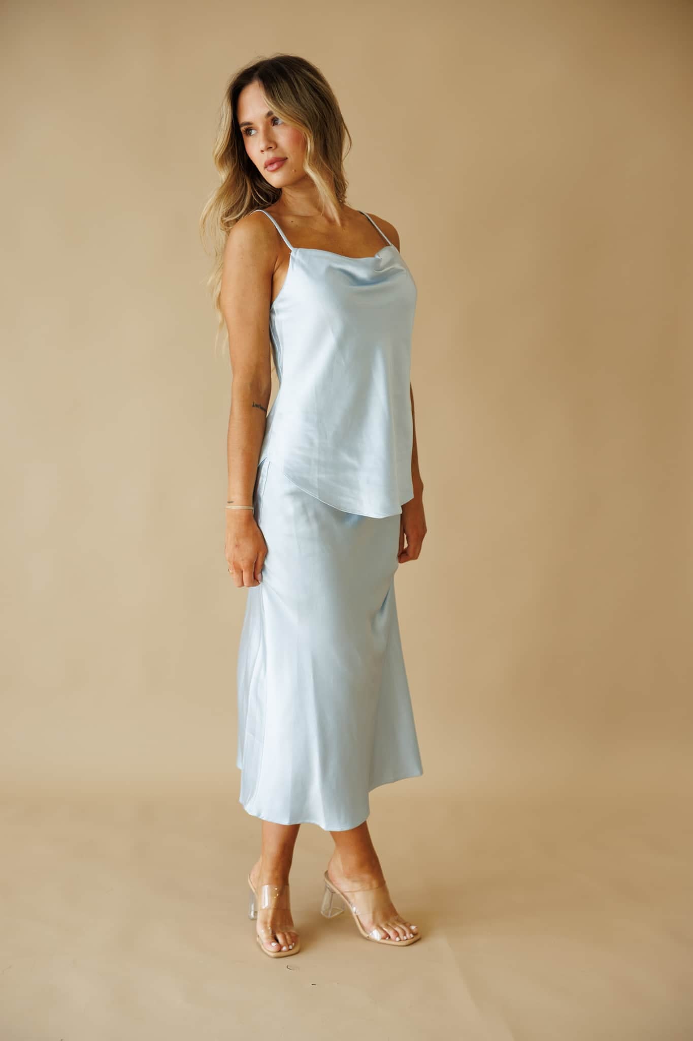 Sleek Satin Tank