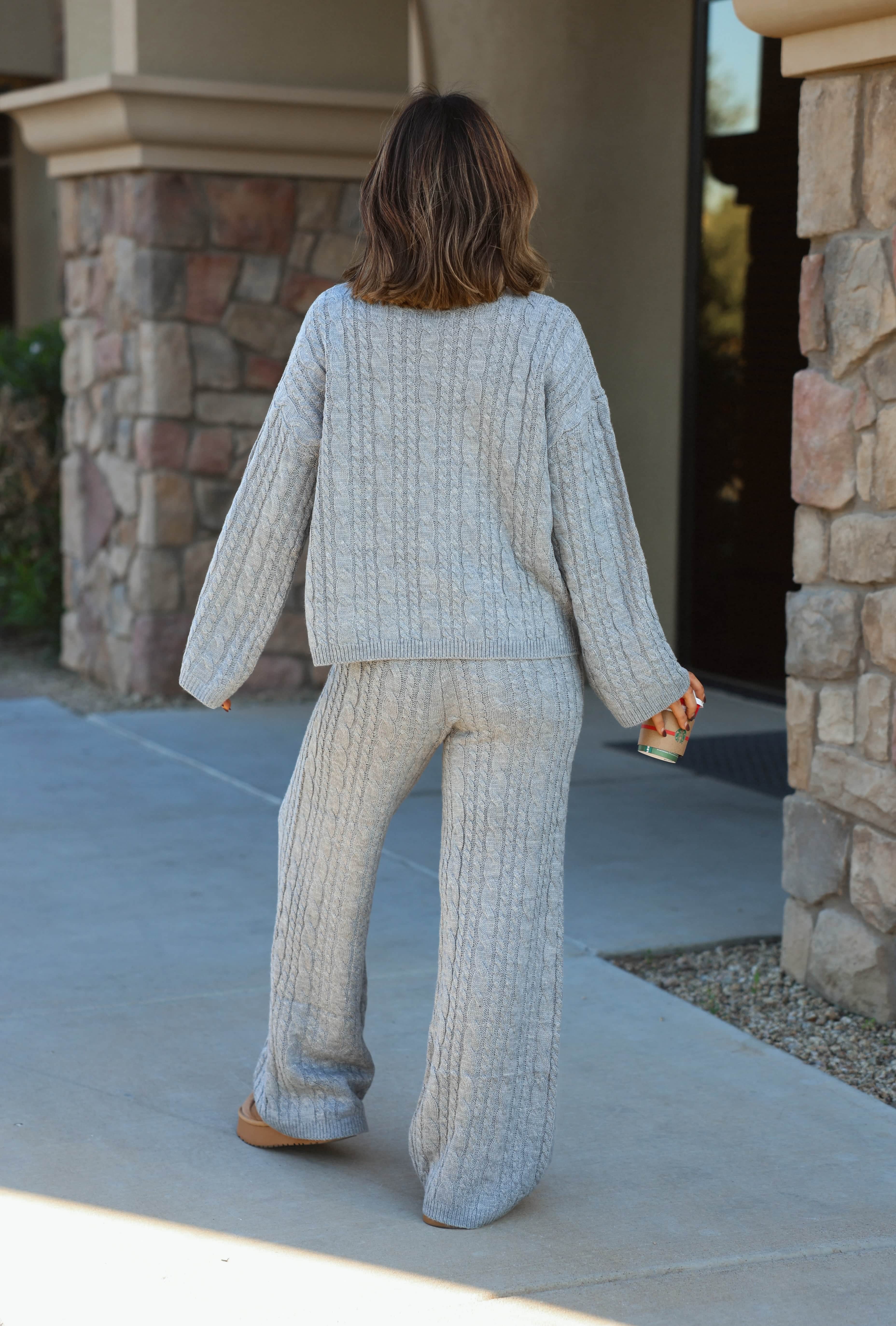 Snowed In Cable Knit Sweater