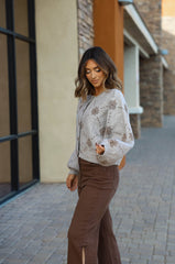 Snowflake Sweater Cardigan